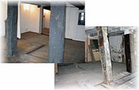 freigelegte historische Balken im ersten Obergeschoss "Markt 7"
Besprechungszimmer im Ergeschoss des wahrscheinlich �ltesten Wohn- und Gesch�ftshauses Helmstedts