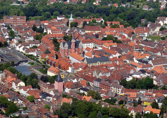 Luftaufnahme Altstadtkern © Volker Linne
